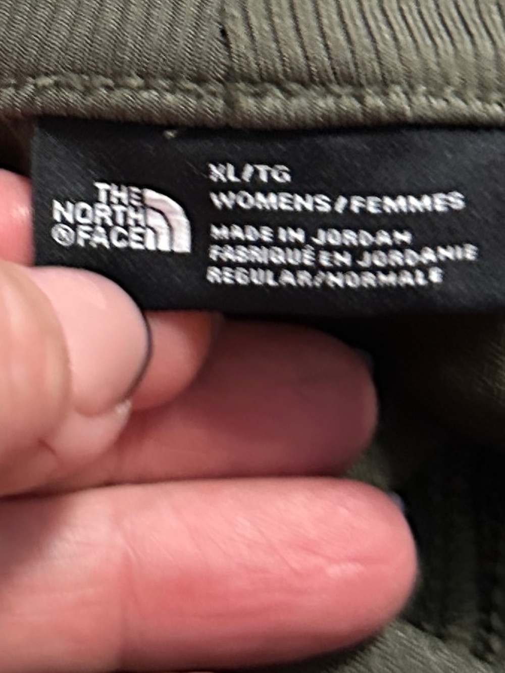 The North Face Women's Olive Green Drawstring Joggers - Picture 4 of 5